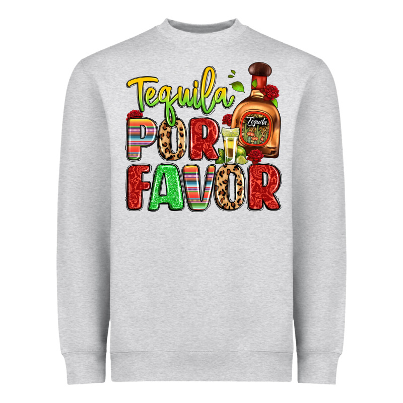 Tequila Por Favor Heavyweight Sweatshirt by LillyAllenDesigns | Teevron