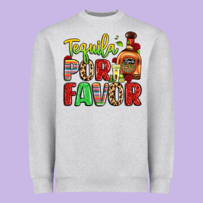 Tequila Por Favor Heavyweight Sweatshirt Designed By Lillyallendesigns