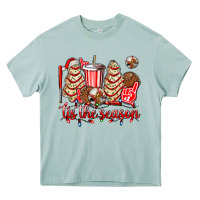 Arona tis the season christmas tree  cake baseball Heavy Core Tee - AdoDesignShop