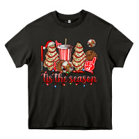 Asphalt tis the season christmas tree  cake baseball Heavy Core Tee - AdoDesignShop