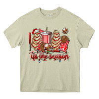 Mossy tis the season christmas tree  cake baseball Heavy Core Tee - AdoDesignShop