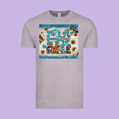It’s A Beautiful Day To Smile Vintage Tee Designed By Jahusdesignshop