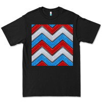 Black Glitter 4th of July Seamless Pattern Premium Tee - BundleAndBundleShop