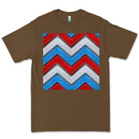 Cacao Glitter 4th of July Seamless Pattern Premium Tee - BundleAndBundleShop
