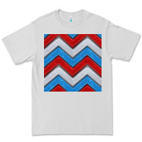 Dove Grey Glitter 4th of July Seamless Pattern Premium Tee - BundleAndBundleShop