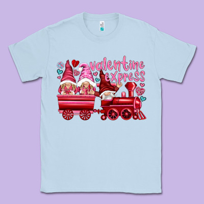 Valentines Express With Gnomies Classic Tee Designed By Nancycooperartshop