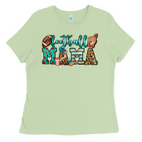 Matcha American football mama Ladies Tee - Jasminsmagicworld