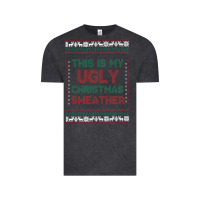 Vintage Black this is my ugly christmas Vintage Tee - MaliasSmallBusiness