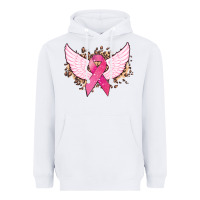 White Cancer ribbon angel wings Cancer Awareness Heavyweight Hoodie - HowdyJamesFarm