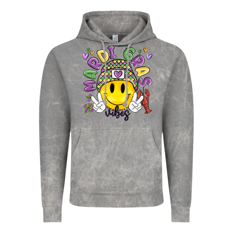 Mardi Gras Vibes Vintage Hoodie by MaliasSmallBusiness | Teevron