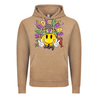 Vintage Coffee mardi gras vibes Vintage Hoodie - MaliasSmallBusiness