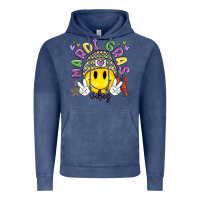 Vintage Denim mardi gras vibes Vintage Hoodie - MaliasSmallBusiness