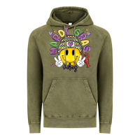 Vintage Olive mardi gras vibes Vintage Hoodie - MaliasSmallBusiness