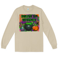 Mushroom drink up witches Long Sleeve Tee - BundleAndBundleShop