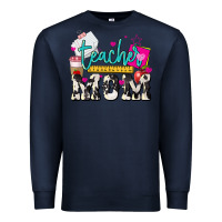 Navy Teacher Mom Mother's Day Premium Sweatshirt - HowdyJamesFarm
