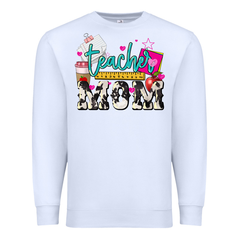Teacher Mom Mother's Day Premium Sweatshirt by HowdyJamesFarm | Teevron