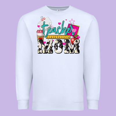 Teacher Mom Mother's Day Premium Sweatshirt Designed By Howdyjamesfarm