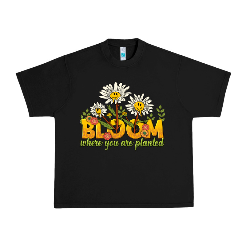 Bloom Where You Are Planted Urban Heavy Tee by NancyCooperArtShop | Teevron