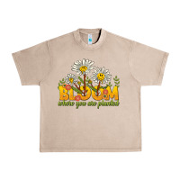 French Oak bloom where you are planted Urban Heavy Tee - NancyCooperArtShop