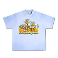 Grape Ice bloom where you are planted Urban Heavy Tee - NancyCooperArtShop