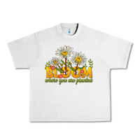 Lunar Rock bloom where you are planted Urban Heavy Tee - NancyCooperArtShop