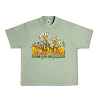 Oil Green bloom where you are planted Urban Heavy Tee - NancyCooperArtShop