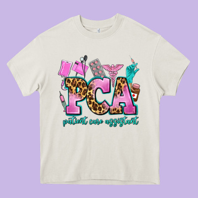 Pca Patient Care Assistant Heavy Core Tee Designed By Adodesignshop
