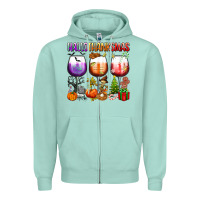 Seafoam hallothanksmas Zipper Hoodie - texasbilliewilder