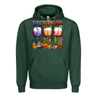 Sports Green hallothanksmas Zipper Hoodie - texasbilliewilder
