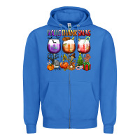 True Royal hallothanksmas Zipper Hoodie - texasbilliewilder
