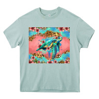 Arona floral turtle Heavy Core Tee - Jasminsmagicworld
