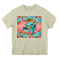 Mossy floral turtle Heavy Core Tee - Jasminsmagicworld