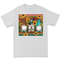 Dove Grey western gnomes cactus sunflowers serape wooden leopard gemstone Premium Tee - Artiststas