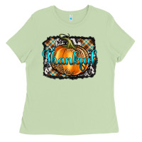 Matcha Thankful Pumpkin Ladies Tee - Artiststas