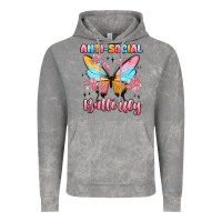 Cloud Rock anti social butterfly Vintage Hoodie - MaliasSmallBusiness