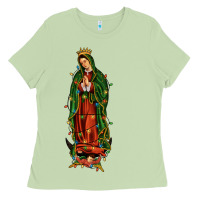 Matcha christmas our lady of guadalupe Ladies Tee - JahusDesignShop