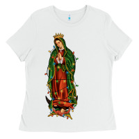 White christmas our lady of guadalupe Ladies Tee - JahusDesignShop