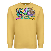 Antique Gold Peace love Easter Day Premium Sweatshirt - CowGirlArtShop