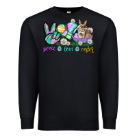 Black Peace love Easter Day Premium Sweatshirt - CowGirlArtShop