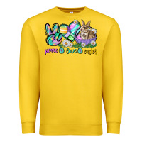 Lemon Peace love Easter Day Premium Sweatshirt - CowGirlArtShop