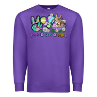 Purple Peace love Easter Day Premium Sweatshirt - CowGirlArtShop