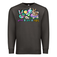 Smoke Peace love Easter Day Premium Sweatshirt - CowGirlArtShop