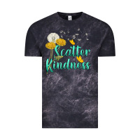Cloud Black scatter kindness Vintage Tee - NancyCooperArtShop