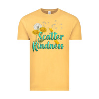 Vintage Mustard scatter kindness Vintage Tee - NancyCooperArtShop