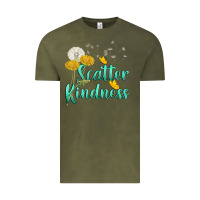 Vintage Olive scatter kindness Vintage Tee - NancyCooperArtShop
