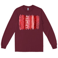 Burgundy valentine's day Long Sleeve Tee - RanaPortraitStore