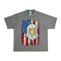 Tornado American flag eagle Urban Heavy Tee - MaliasSmallBusiness
