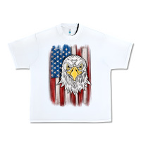 White American flag eagle Urban Heavy Tee - MaliasSmallBusiness
