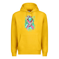 Lemon cancer ribbon Premium Hoodie - CowGirlArtShop