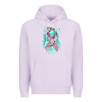 Lilac cancer ribbon Premium Hoodie - CowGirlArtShop
